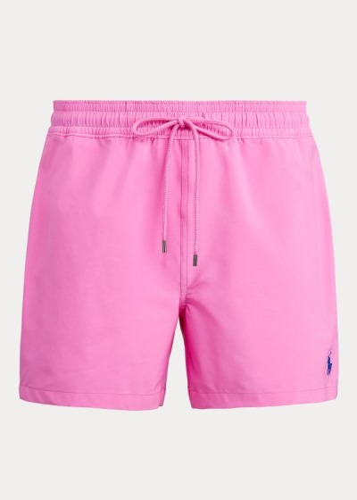 Short de Baño Polo Ralph Lauren Hombre Rosas - 4½-Inch Slim Fit - MZISE8726